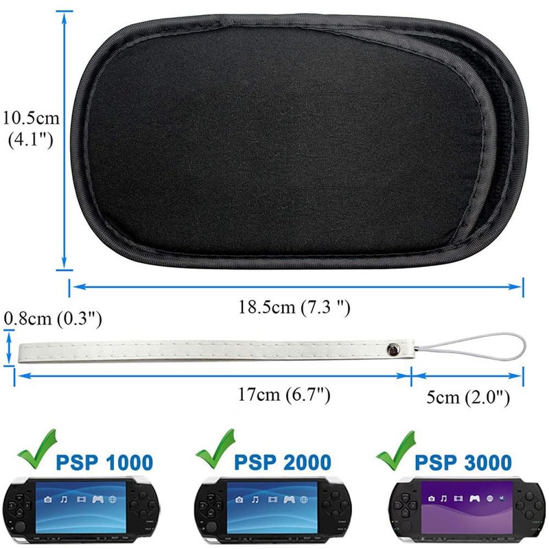 OSTENT حافظة سفر واقية ناعمة لجهاز سوني PSP 1000 2000 3000 - Image 3